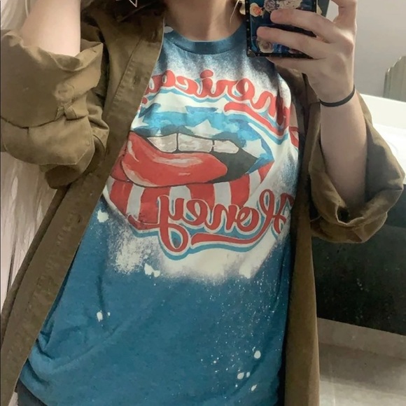 American honey bleached T-shirt - Picture 2 of 2